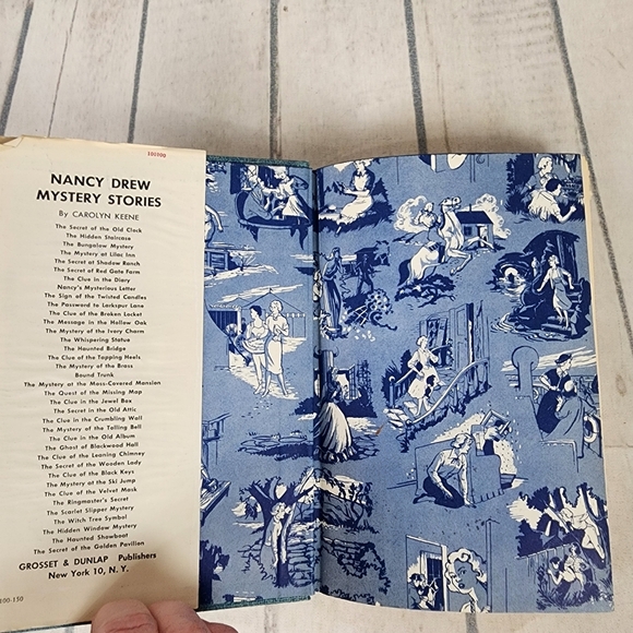 Vintage Nancy Drew 1935 The Message in the Hollow Oak Hardcover Book - Picture 6 of 15